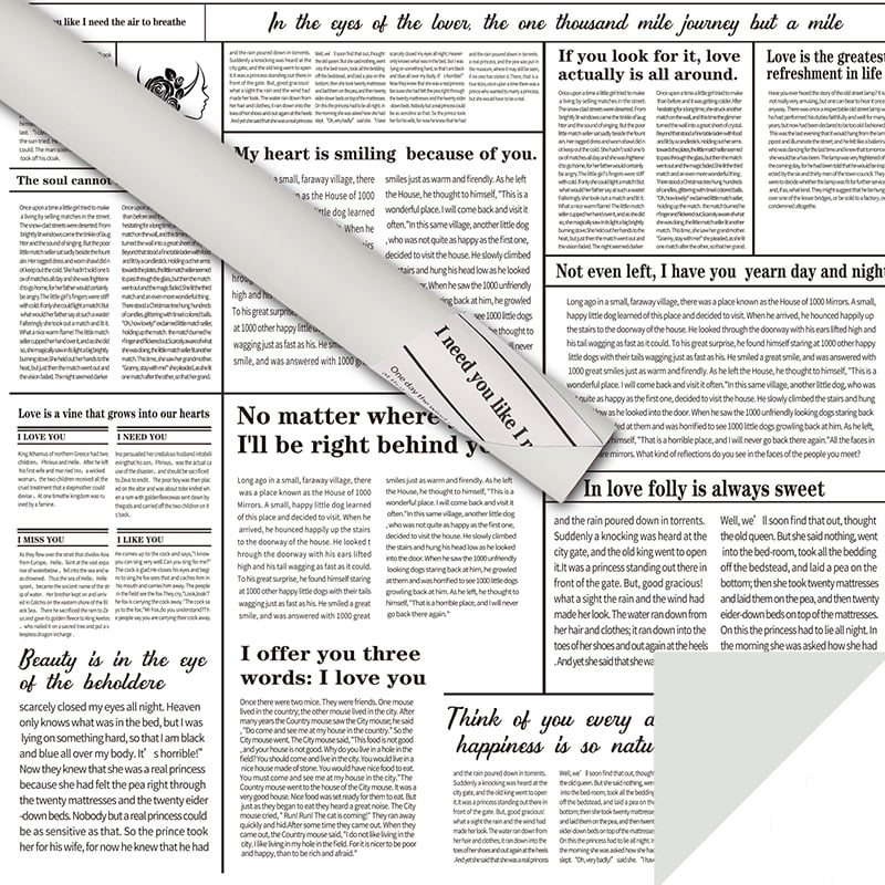 Papel de embrulho de flores de jornal inglês