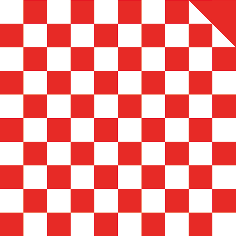 Papel de embrulho de buquê xadrez bicolor