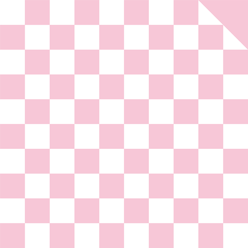 Papel de embrulho de buquê xadrez bicolor