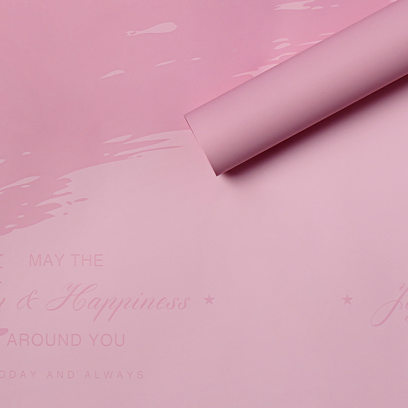 Papel de flor de plástico com padrão de mármore à prova d'água