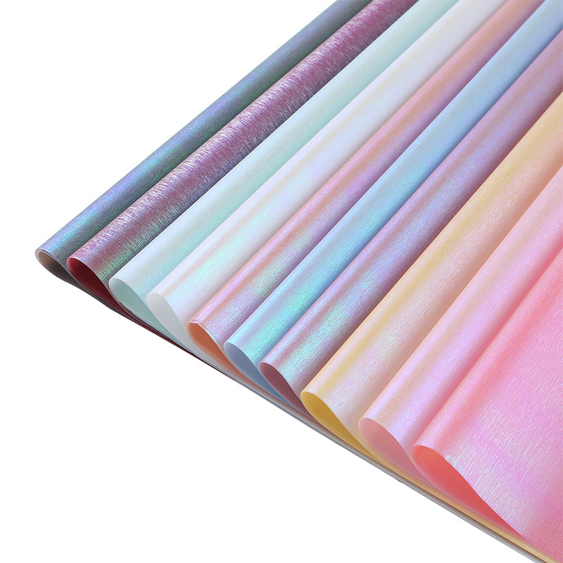 Papel de embrulho de buquê de brilho de céu estrelado