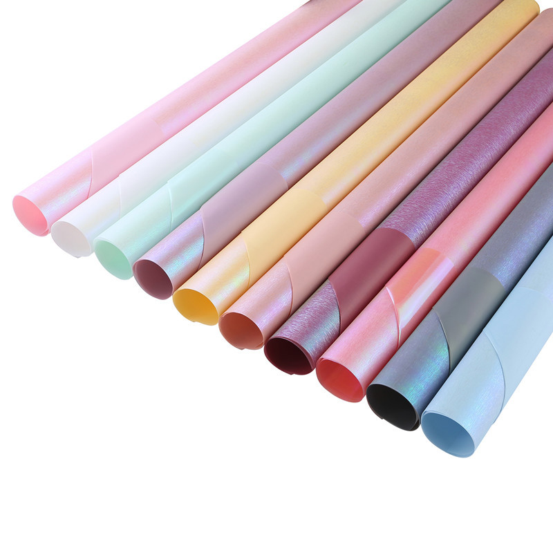 Papel de embrulho de buquê de brilho de céu estrelado